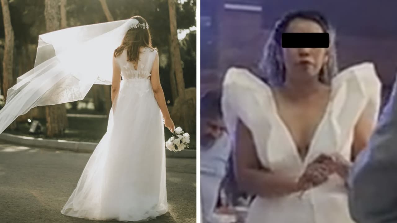 ¿Quería opacar a la novia? Usó un glamuroso vestido blanco en una boda y le llovieron críticas