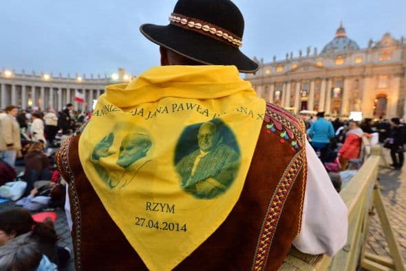 El color amarillo fue el predilecto de los peregrinos.