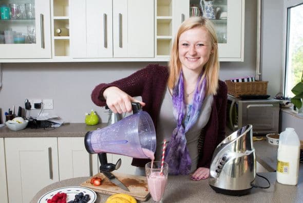 Nicola se recuperó de la anorexia gracias a la comida que solía preparar.