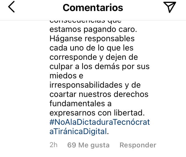Consignó que se ejecuta una "dictadura digital tiránica" desde las redes sociales y recordó que los derechos de libertad de expresión "son torales para la democracia representativa".
<br>