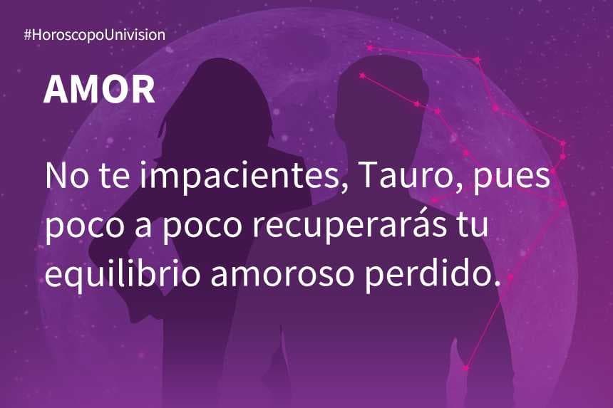 Tauro 31 de julio de 2020