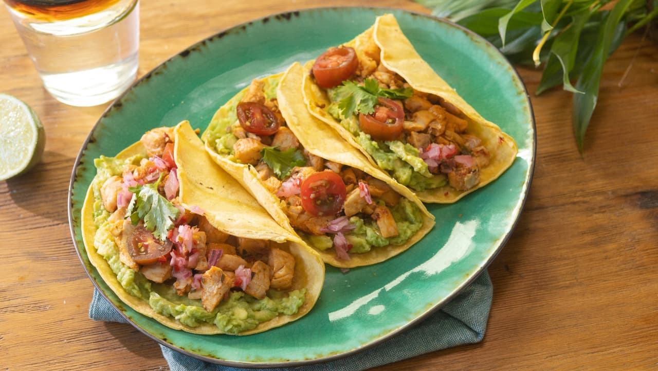 Pescado a la naranja y chipotle para taquear