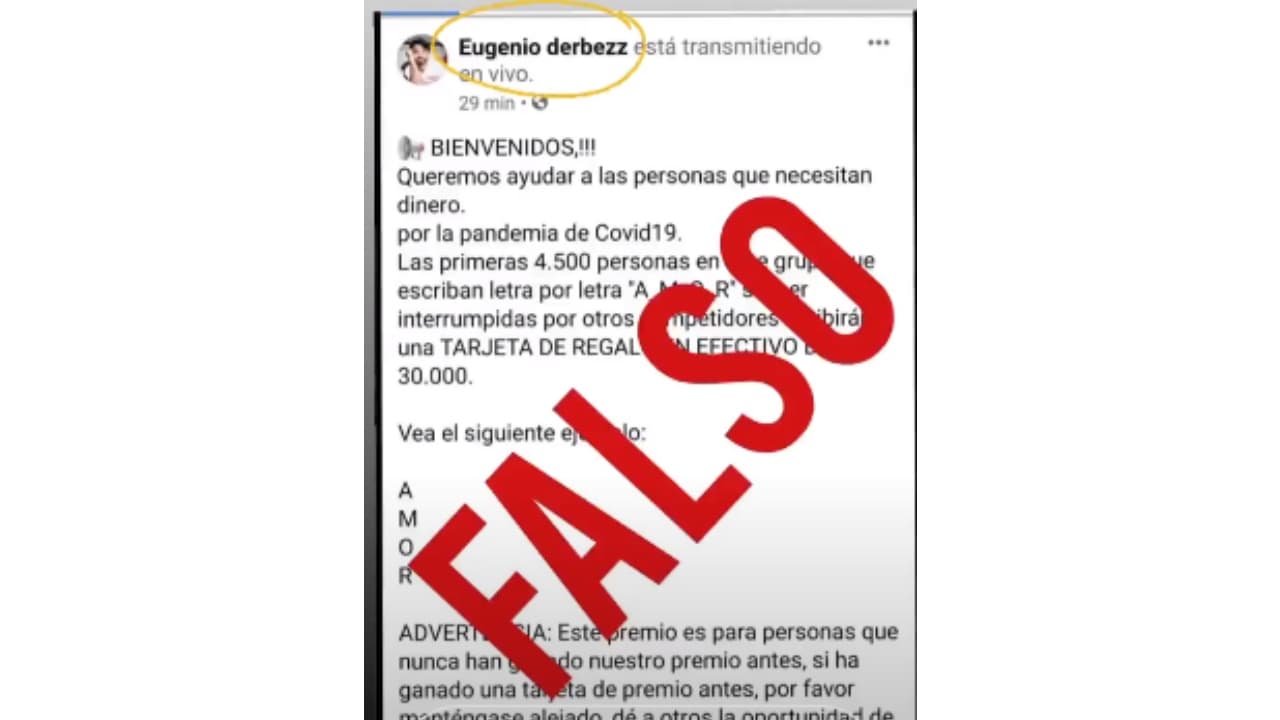 Dicho perfil, sacó ventaja de la fama de Derbez para pedir donativos a su nombre, supuestamente para ayudar a víctimas de la pandemia por Covid-19. 
<br>