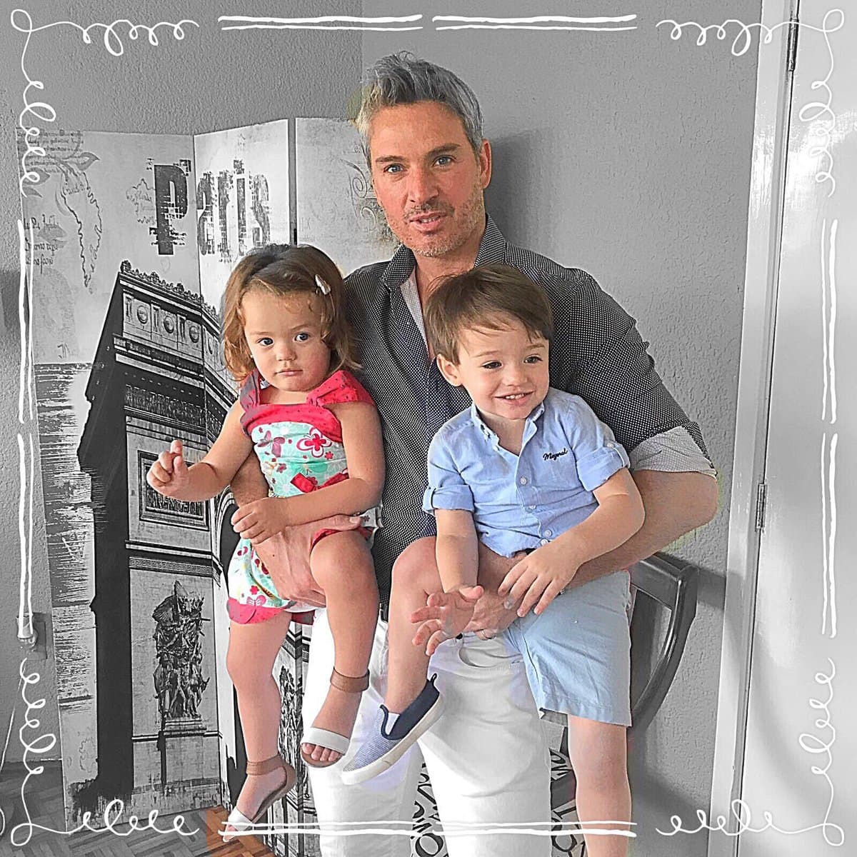 El actor 
<b><a href="http://www.univision.com/temas/ramiro-fumazoni">Ramiro Fumazoni</a></b> también es padre de unos hermosos mellizos, los cuales tuvo con la actriz Jessica Mas hace menos de dos años.