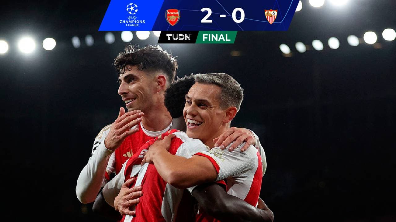 Arsenal derrota al Sevilla y asume el liderato del Grupo B