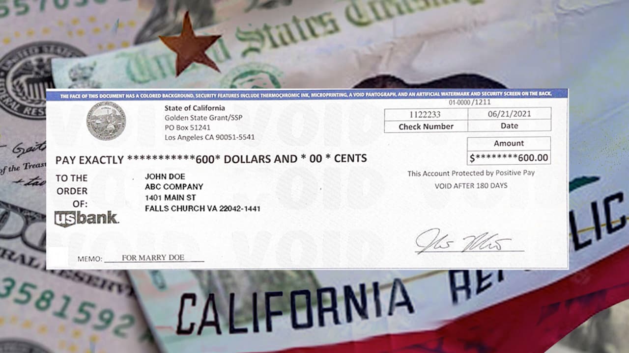 ¿Ya recibiste tu cheque de Estímulo de California? Estas son las fechas de pago según donde vives