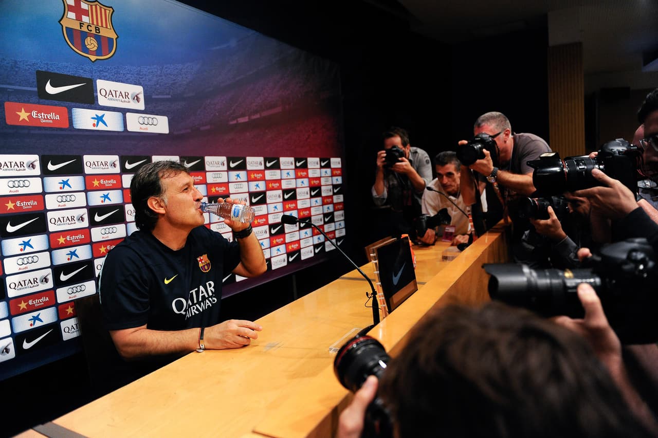 Para la temporada 2013/14 se pensaba que tendría más minutos en el equipo catalán con la llegada de Gerardo Martino.