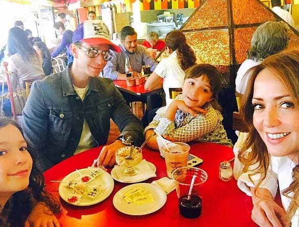 Andrea Legarreta comparte el gusto por la comida con su familia y el postre es algo que nunca puede faltar.