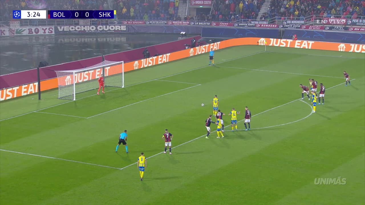 Resumen Bologna y Shakhtar no se hacen daño en su compromiso en Champions