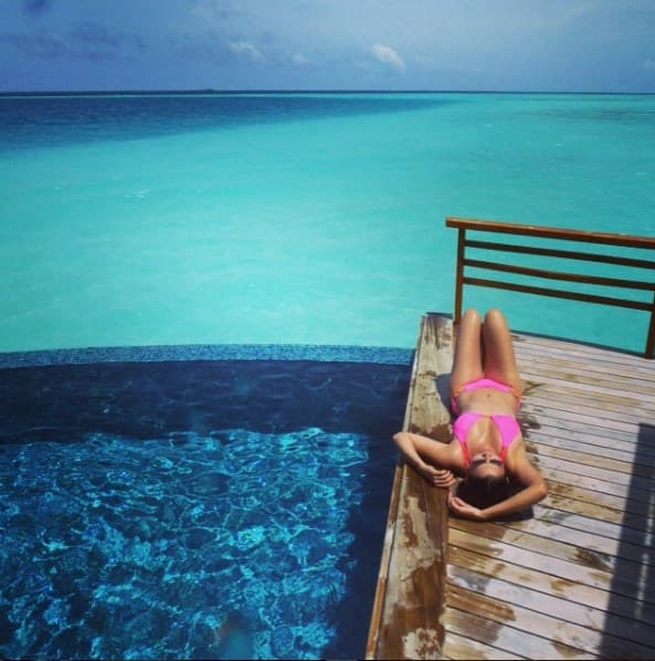 Con tantos tonos diferentes de azul parece que el mar y el cielo se unen.