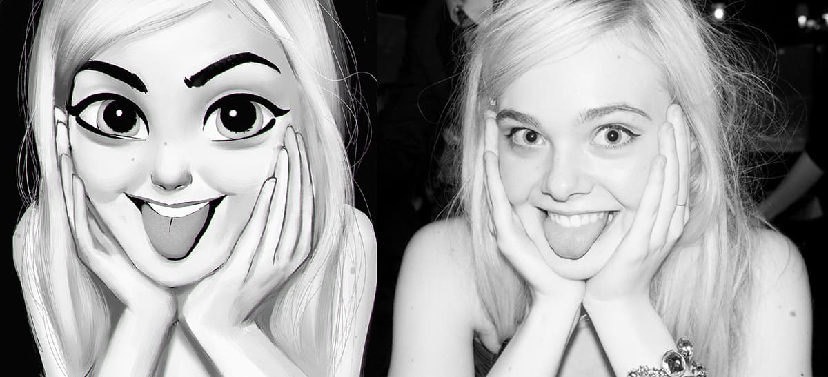 ¿A ti te gustaría que él te transformara en caricatura?