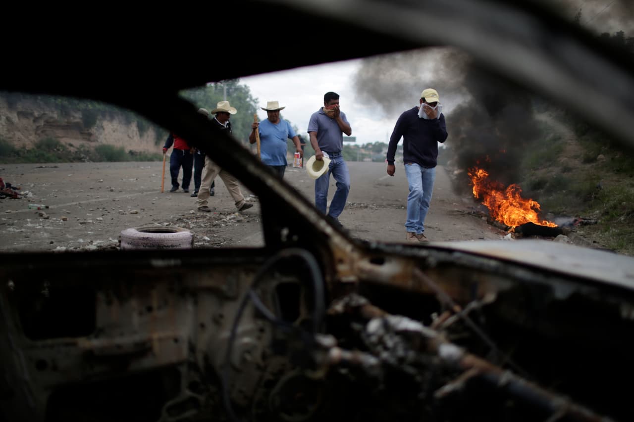 Tensa calma en las calles. Líderes de la Coordinadora Nacional de Trabajadores de la Educación aseguraron la tarde del lunes que la movilización no se detendrá.