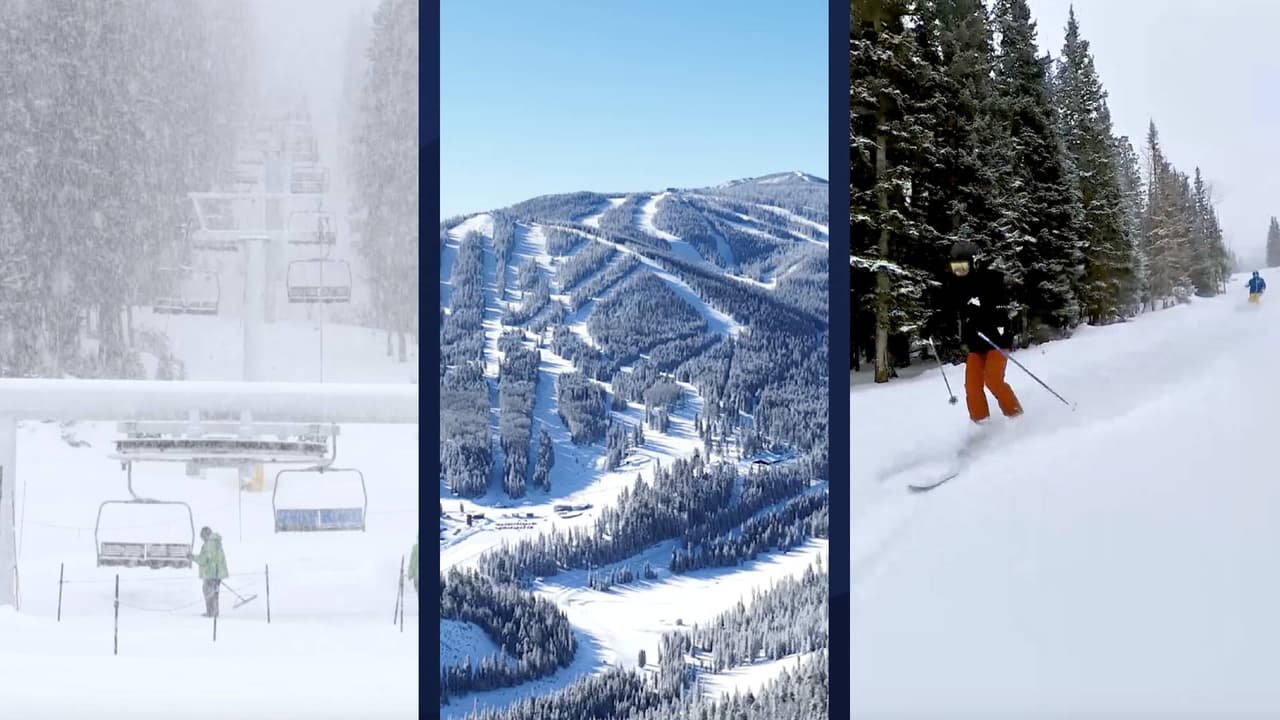 Sunrise Park Resort en el condado Apache recibe 15 pulgadas de nieve