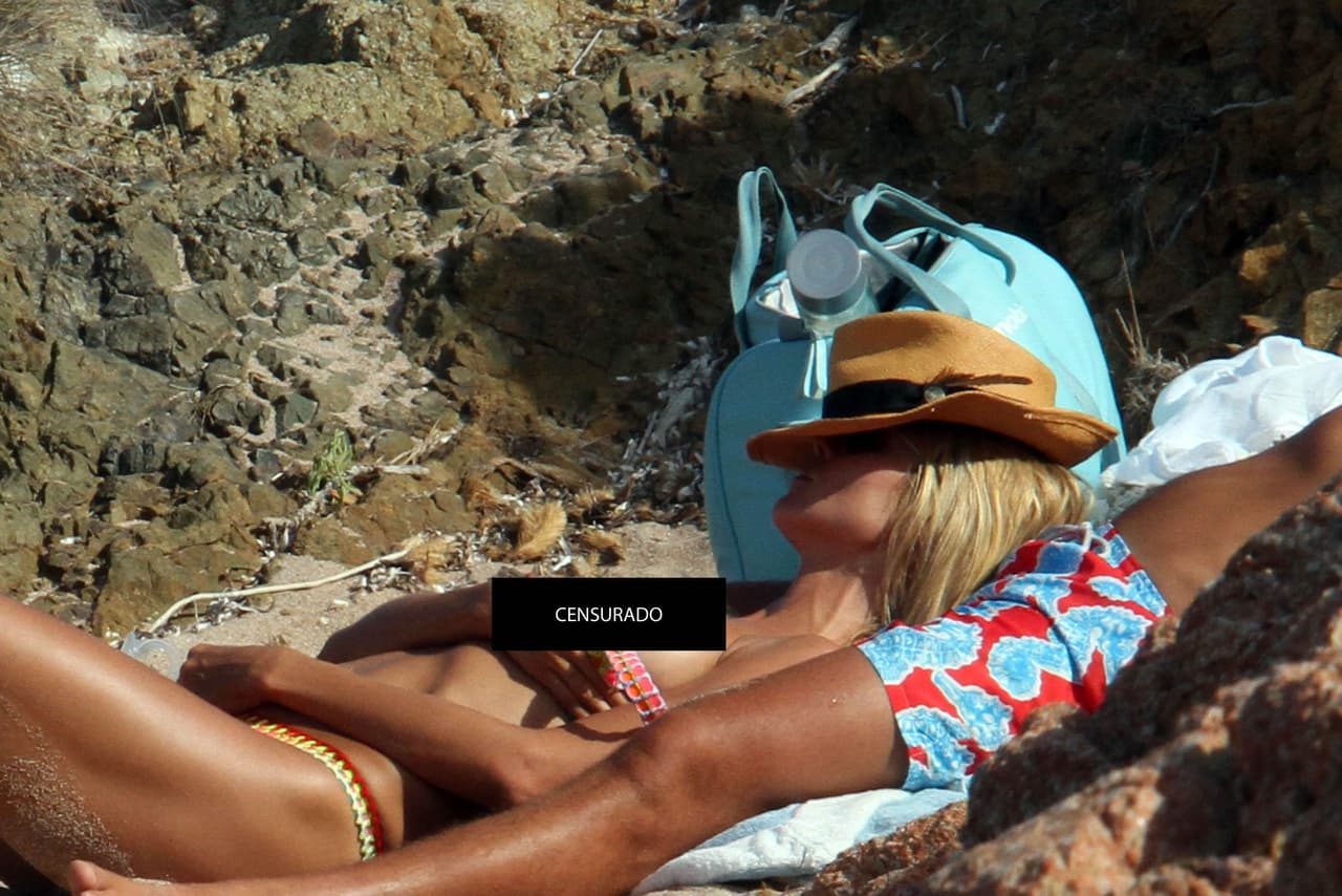 Una vez más Heidi Klum mostró sus encantos al natural.