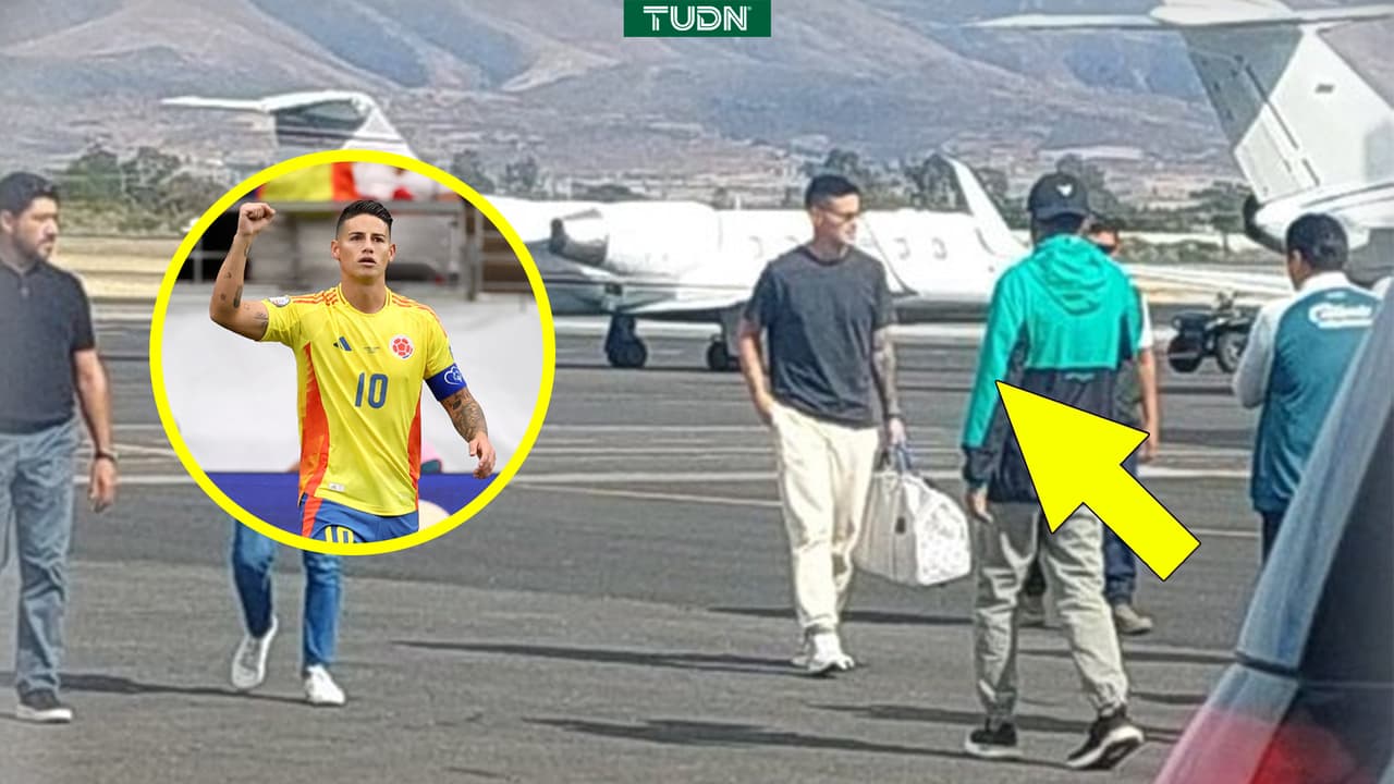 ¡James ya está en México!