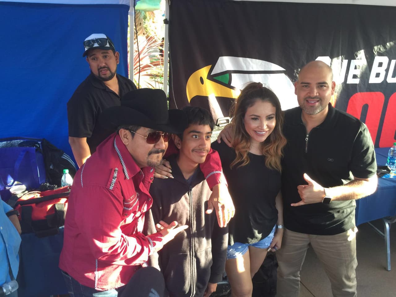 Tuvieron la oportunidad de tener un encuentro con pingüinos y saludar al público que los escucha a diario.