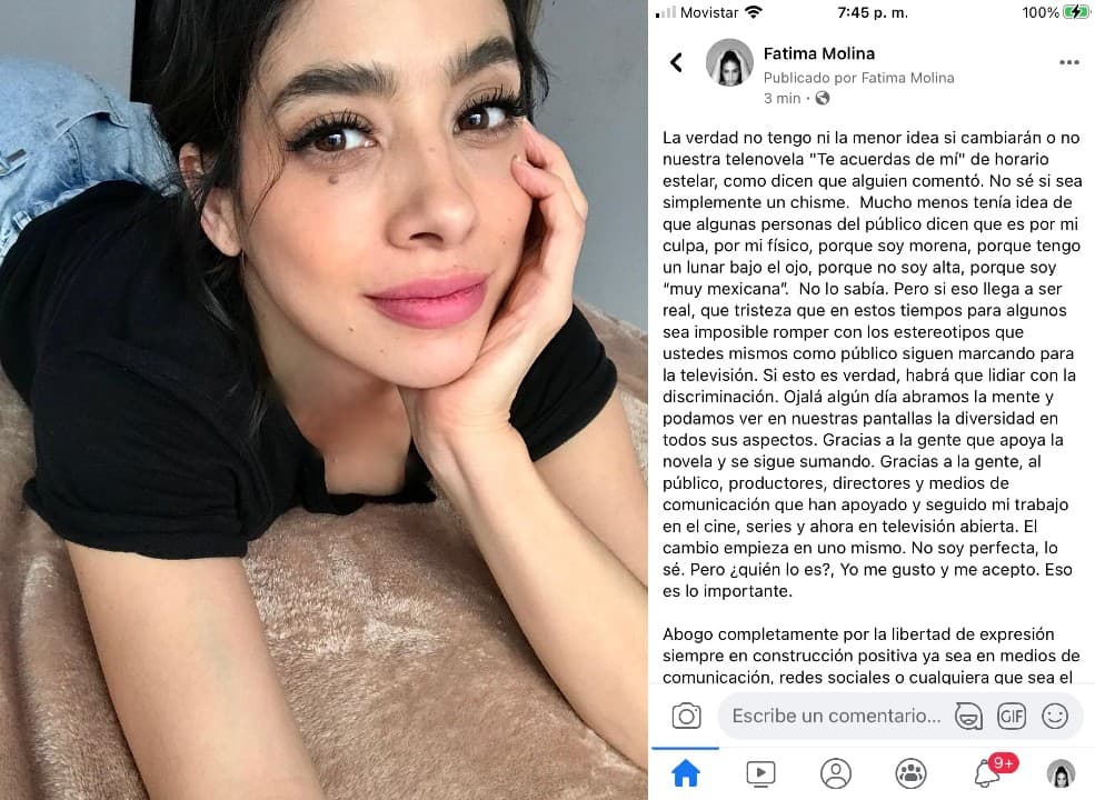 La protagonista de 
<b><a href="https://www.univision.com/shows/te-acuerdas-de-mi" target="_blank">Te Acuerdas de Mí</a> </b>recriminó a quienes hablaron de que la telenovela no gustaba al público por sus características físicas y supuestamente habrían hecho pensar en un posible cambio de horario.