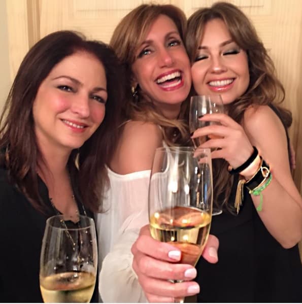 Thalía, Lili y Gloria Estefan tienen una excelente relación, juntas son dinamita.