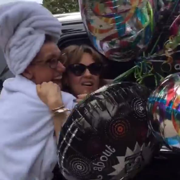 Thalía es una gran amiga de 'La Flaca' así que no podía faltar en el festejo.