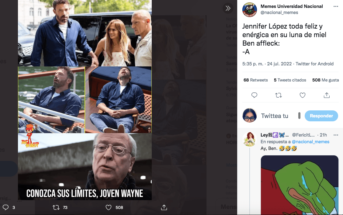 Meme Ben Affleck dormido