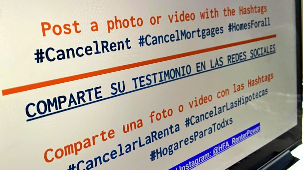 'Cancel rent', el movimiento nacional para congelar el pago de los alquileres en tiempos de coronavirus