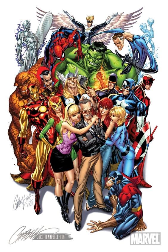 Por todos esos personajes y momentos inolvidables, es que la casa Marvel, todos sus dibujantes - ha inspirado a generaciones de ellos- y sus millones de fans alrededor del mundo, le rinden homenaje. Felicidades, Stan Lee.