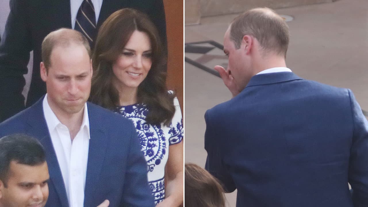 El Duque de Cambridge se puso sentimental.