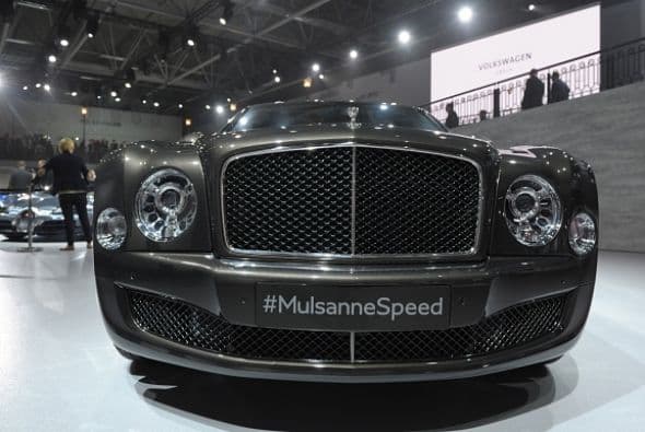 El nuevo buque insignia de Bentley, el Mulsanne Speed, fue la estrella de la marca británica en el Autoshow de París.