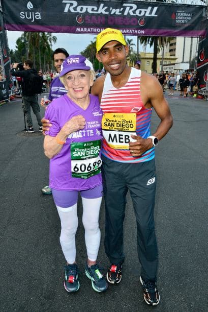 La sobreviviente a un cáncer terminal, corrió disfrutando de vencer la enfermedad y ahora para recaudar fondos.