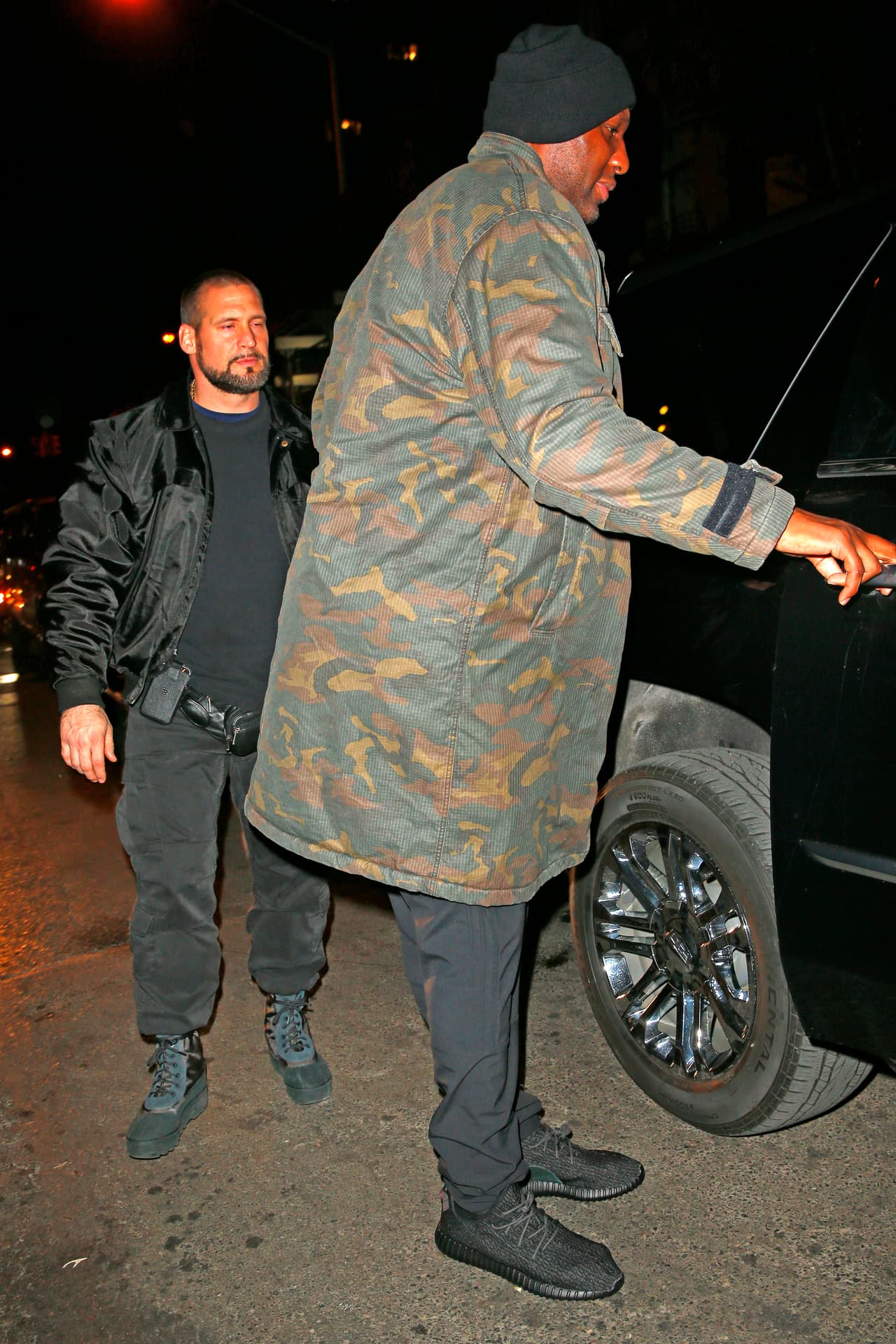 Lamar Odom lució muy recuperado tras su incidente.