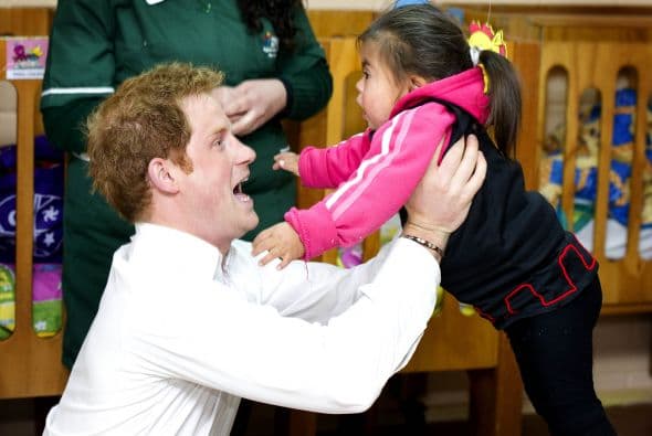 Agenda solidaria del príncipe Harry en Chile