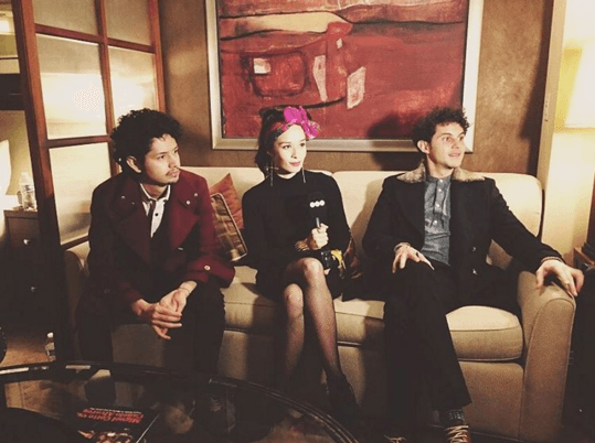 Con esta foto los chicos de Monsieur Periné mostraron a sus fans lo que están haciendo en Las Vegas.