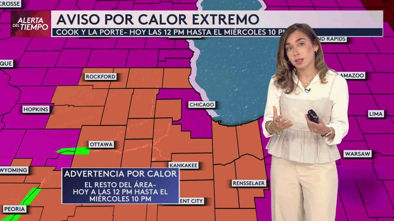 Pronóstico del tiempo hoy en Chicago: Advertencia por calor extremo; el termómetro alcanzará 94°F