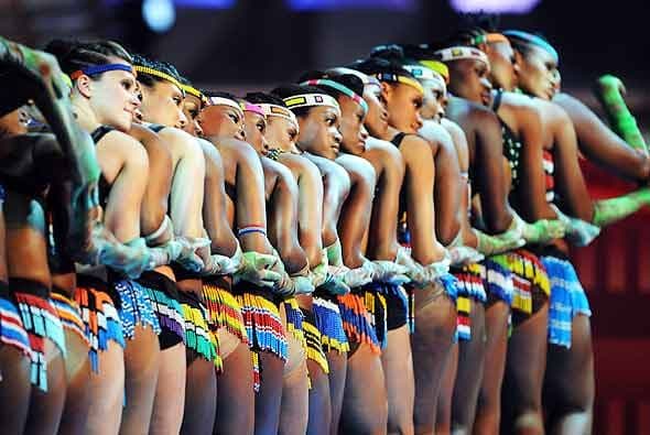 El evento fue una fiesta multicolor con todo el folclore del continente negro.