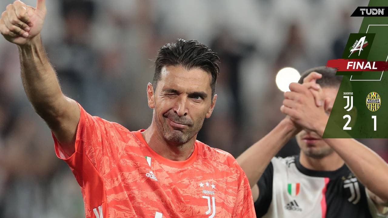 Juventus vence en el retorno de Buffon a la titularidad