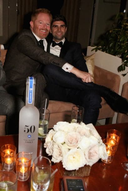 Muy lindos ellos: Jesse Tyler Ferguson y su pareja Justin Mikita.