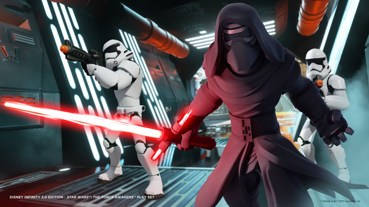 El villano Kylo Ren en el videojuego de Disney.