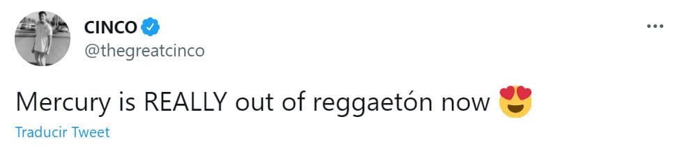 Por la tarde, Johnny lo borró y publicó: "Mercury está realmente fuera del reggaetón ahora".
<br>