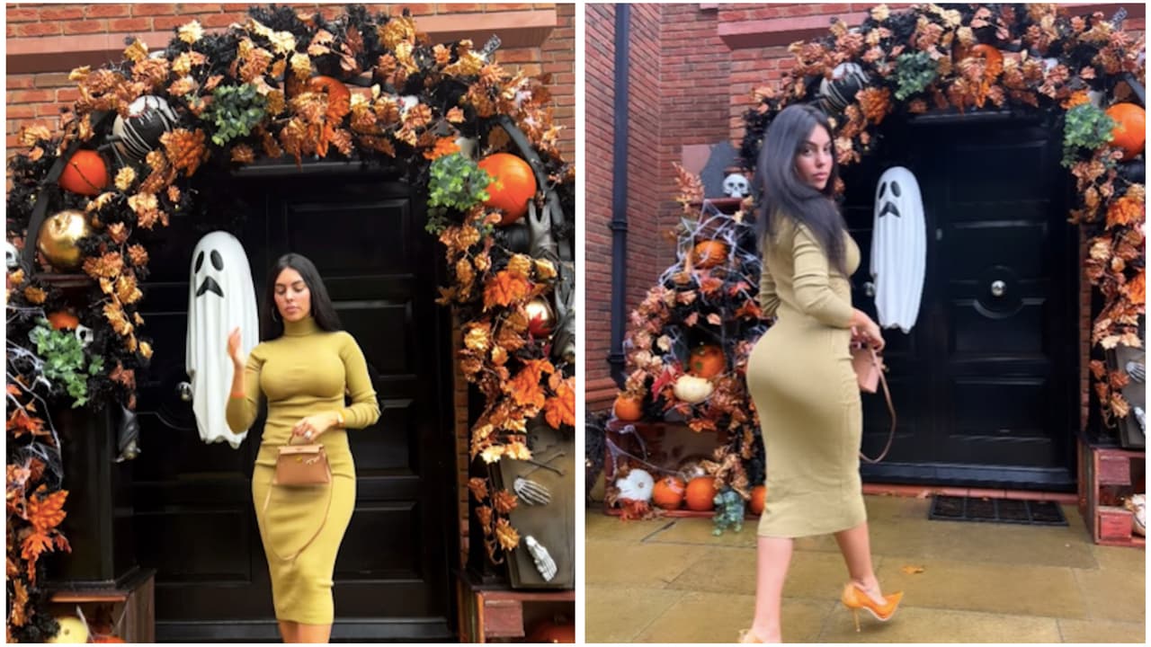 Georgina Rodríguez convirtió su mansión en una espeluznante casa del terror para Halloween