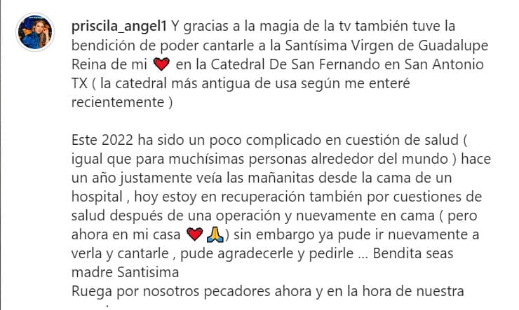 "
<b>Este 2022 ha sido un poco complicado</b> en cuestión de salud (igual que para muchísimas personas alrededor del mundo)", se sinceró al respecto.
<br>