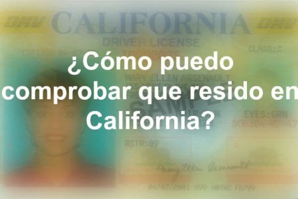 Estos son algunos de los documentos que puedes usar (siempre y cuando muestren el nombre y apellidos del solicitante y la dirección en California): - Contrato de alquiler o arrendamiento con la firma del dueño/arrendador y del arrendatario/residente. - Facturas de los servicios públicos incluyendo recibos del servicio telefónico para celular. - Documentos escolares, médicos, de empleo y religiosos.
