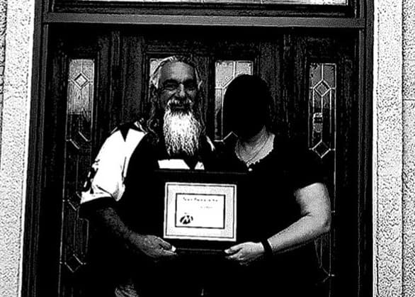 Foto de James Balagia incluida como evidencia en su caso.