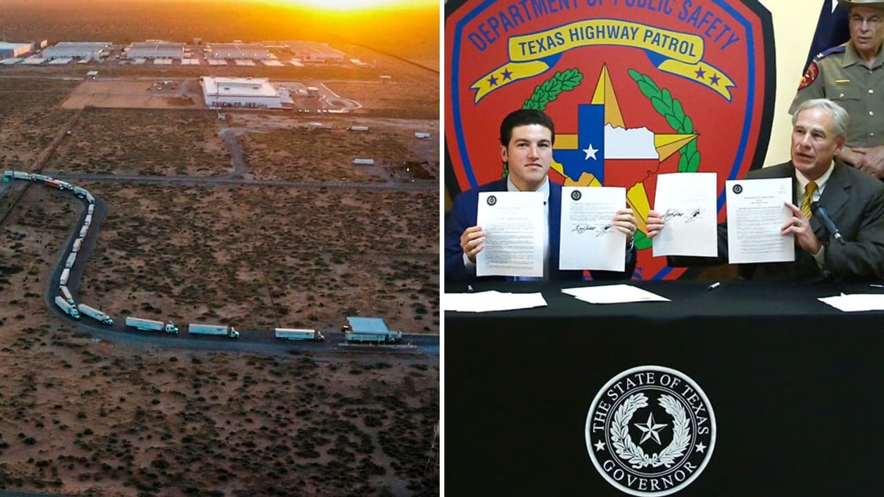 Texas aplica revisiones exhaustivas a camiones de carga en la frontera, menos en Nuevo León