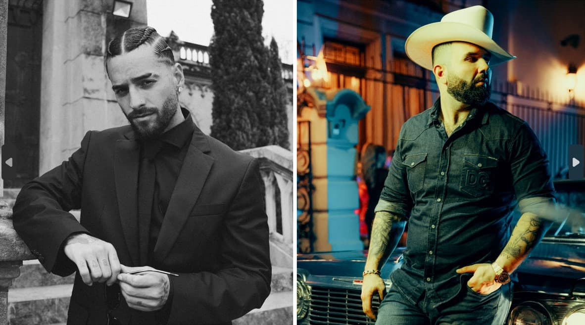 Maluma y Carín León.