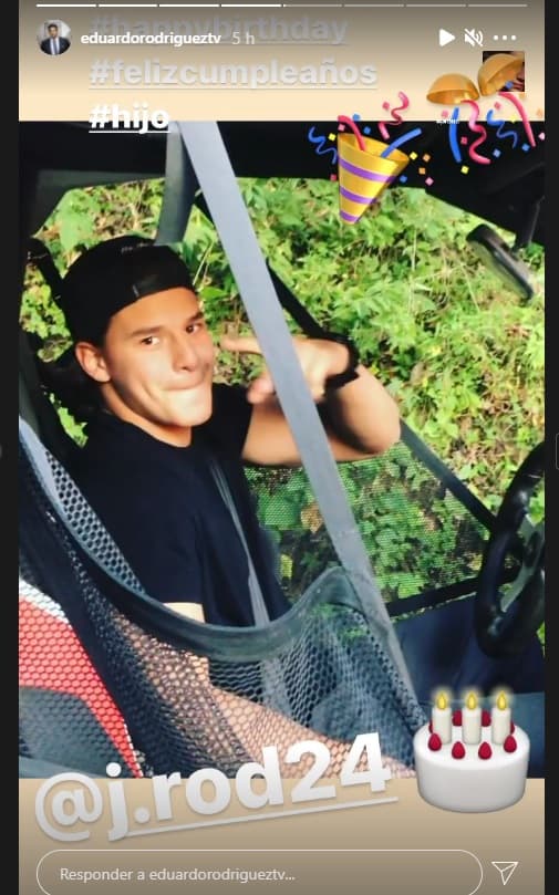 Para Vanessa Guzmán, José Eduardo es uno de sus "dos tesoros" y Eduardo Rodríguez considera a su hijo un gran hombre.