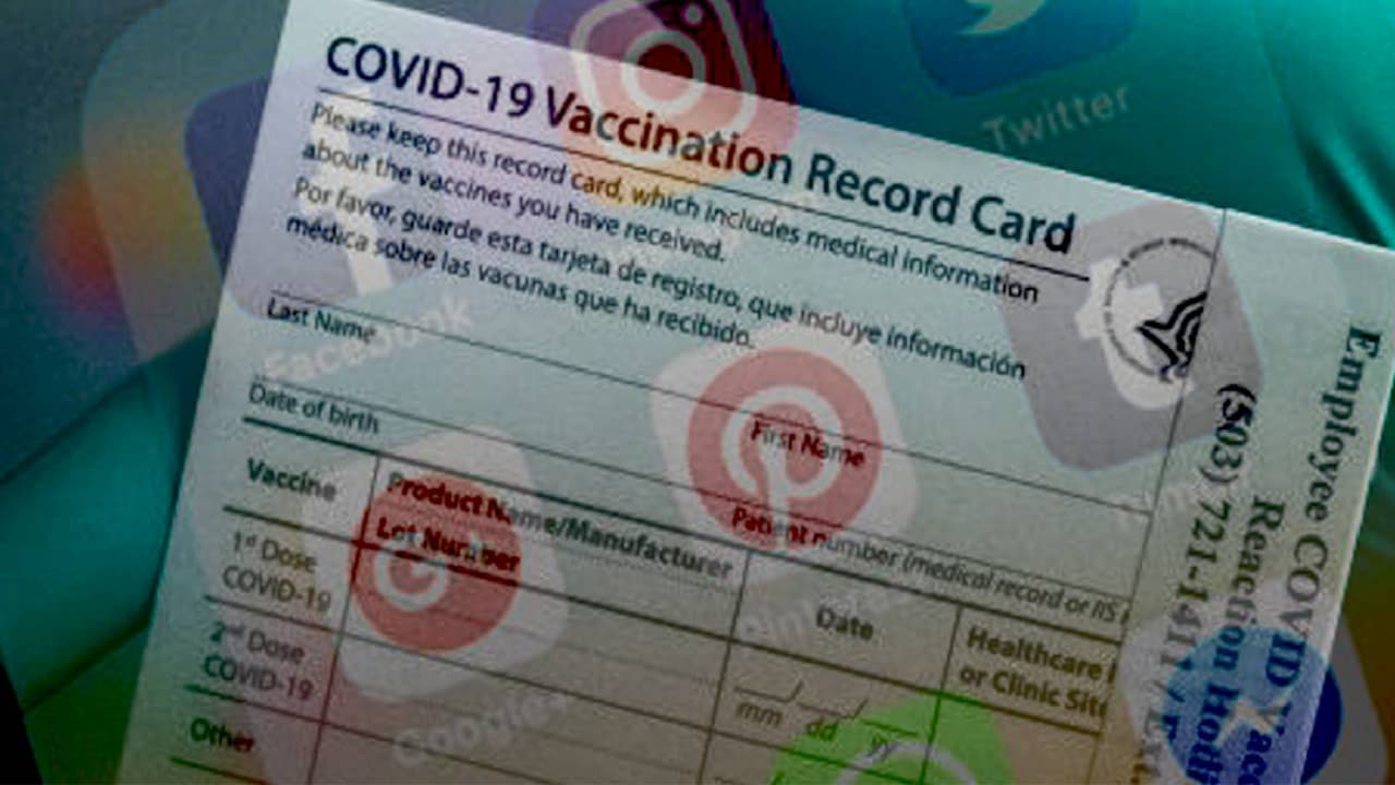 No publiques tu tarjeta de vacunación en redes sociales, puedes ser víctima de robo de identidad