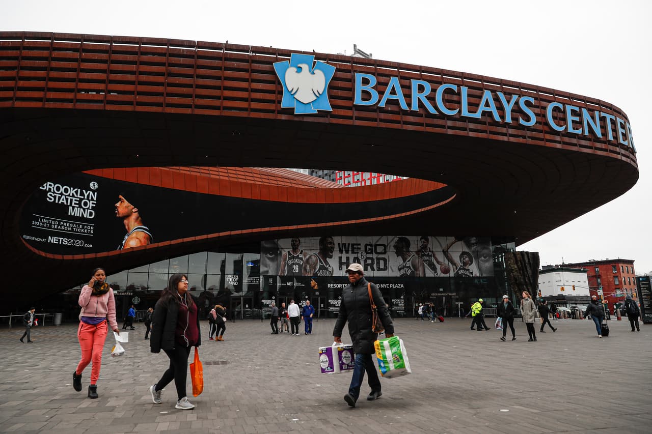 Barclays Center es otro de los recintos que, según lo anunicado por el alcalde Bill de Blasio, cerrarán sus puertas.