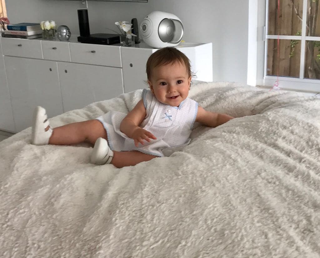 Este sillón es muy cómodo, ideal para una princesa.