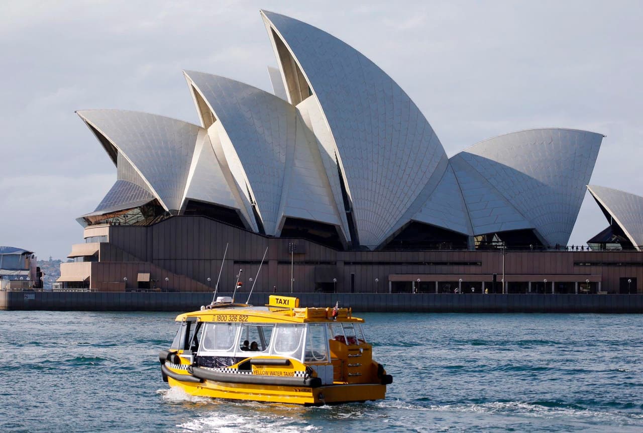 La parada obligada fue la Casa de la Ópera de Sídney.