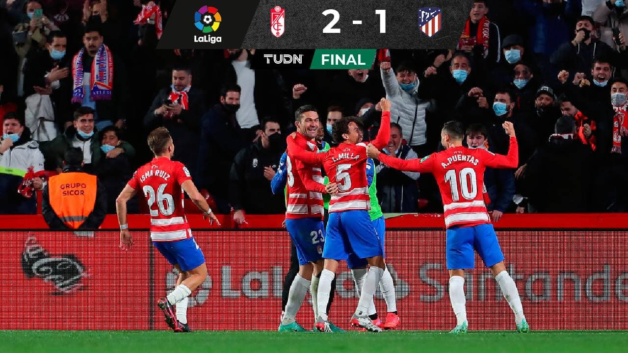 Granada, con gol del venezolano Machís, venció al Atlético en LaLiga